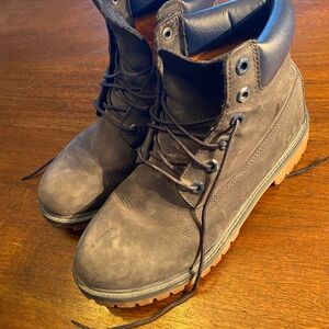 Timberland Blue Mens size 7 Lace up  Leather Boots